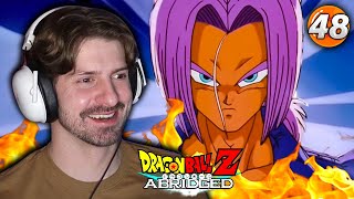 Trunks Leveled Up  Dragon Ball Z Abridged Reaction Episode 48 [upl. by Arihsay673]