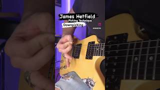 James Hetfield Picking technique  Downpicking God  Metallica Master of Puppets  jameshetfield [upl. by Akelam945]