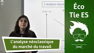 Économie  Terminale  Lanalyse néoclassique du marché du travail [upl. by Eislehc]