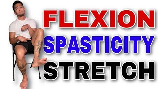 How to Stretch Out a Bent or Flexed Spastic Leg  Flexion Synergy Spasticity [upl. by Nyrahtak]