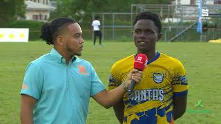 Speysides Bradshaw is the Man of the Match vs Naparima  SSFL 2024  SportsMax [upl. by Emera259]