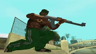 CJ Grove Street vs The Ballas GTA San Andreas gangs war [upl. by Alfred385]