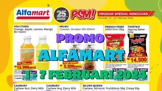 Promo PSM Alfamart 1  7 Februari 2024  Produk Spesial Mingguan Alfamart [upl. by Jemy]