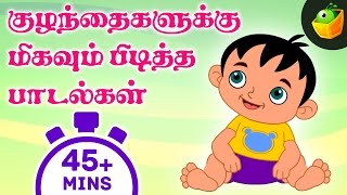 Top 20 Tamil Rhymes  45 Mins NonStop Comiplations  Tamil Rhymes for Children [upl. by Eittah]