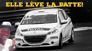 EXPERIENCE DE PISTE EN 208 RACING AVEC LE VICECHAMPION DE FRANCE JUNIOR [upl. by Maite646]