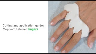 How to apply Mepilex between fingers [upl. by Tamaru]