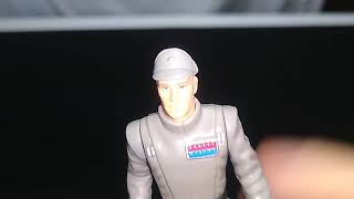 Captain Piett Action Figure Review  Star Wars Power of The Force 2 [upl. by Aisanat359]