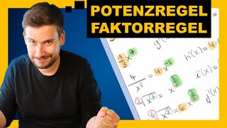 Potenzregel und Faktorregel  Übung zum Mitmachen  Ableitungsregeln anwenden  Aufgabe 5 [upl. by Marleah]