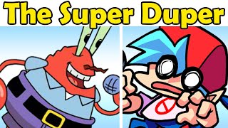 Friday Night Funkin VS Mr Krabs The Super Duper Song Collection DEMO Week FNF ModPicoSpongebob [upl. by Ollehto711]