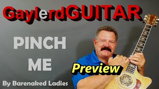 PINCH ME  Barenaked Ladies PREVIEW Acoustic Guitar Lesson [upl. by Clerc753]