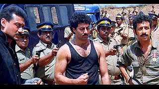 Tridev Movie Action Climax Scene  Sunny Deol  Jackie Shroff  Amrish Puri  Naseeruddin Shah [upl. by Udale]