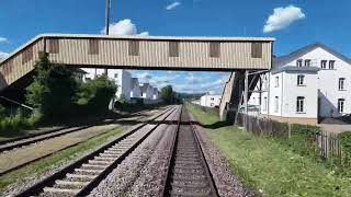 Führerstandsfahrt Hochrhein von Basel Bad nach Schaffhausen in 4K [upl. by Tiffanie]