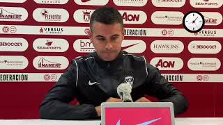 EN DIRECTO Fran Justo entrenador del AlgecirasCF previa Fuenlabrada [upl. by Aisatan]