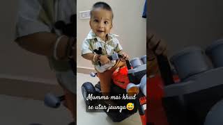 Self depend baby😅explore viralvideo subscribe cutebaby masti shortsvideo [upl. by Yboc]