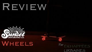 Review  Sunset flare LED wheels  Échappées Urbaines [upl. by Netniuq]