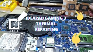 Lenovo Ideapad Gaming 3  Thermal Repasting to Fix Overheating  Gelid gc extreme [upl. by Rudich]