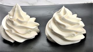 How to Make Perfect Whipped Cream Frosting  Stabilized Easy To Make For Beginners  Easy Icing [upl. by Kinnie]