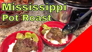 Mississippi Pot Roast Slow Cooker Recipe  Easy Crockpot Pot Roast [upl. by Parrie]