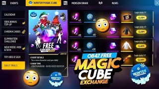 Ob 47 Free Magic Cube Event 💥 Lucky Wheel Discount Event Free Fire  Free Fire New Event🥵 [upl. by Larrisa]