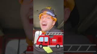 Fire Truck Siren Song blippi shorts [upl. by Einnoc]