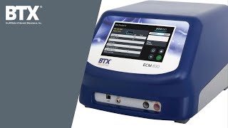 Versatile electroporation system  ECM 830 Demo  BTX [upl. by Eedia]