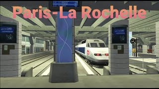 🚄 TS 2020 HD Paris Montparnasse la Rochelle TGV A n°8387 amp 8377 [upl. by Sheelah375]