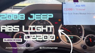 2008 Jeep code check Jeep Wrangler Jeep c2200 code repair [upl. by Zeus]