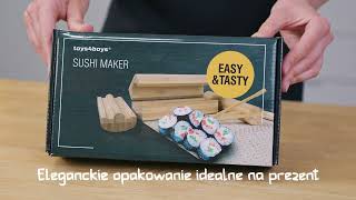 Sushi Maker Set  zestaw do robienia sushi [upl. by Adlay135]