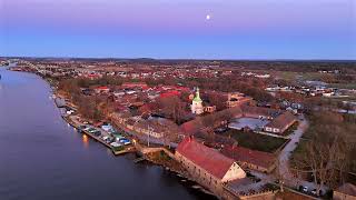 Fredrikstad Norway Gamlebyen Isegran amp Sentrum 4K Drone [upl. by Osanna]