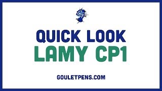 LAMY CP1 Quick Look [upl. by Annatnom141]