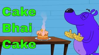 Cake Bhai Cake Ep  9  Pyaar Mohabbat Happy Lucky  Hindi Animated Cartoon Show  Zee Kids [upl. by Iliak]