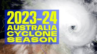 202324 Australian Region Cyclone Season Animation [upl. by Dnomar337]