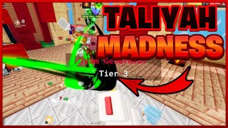 Taliyah  Plunder is TOO Good in 30v30 Roblox Bedwars [upl. by Waddington607]