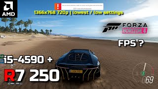 Forza Horizon 4 R7 250 2GB DDR3  i5 4590  12gb  Test FPS [upl. by Annemarie]