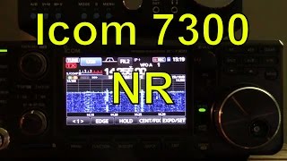 Icom 7300 Noise Reduction LIVE DEMO [upl. by Erica612]