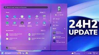 New Windows 11 24H2 Update  New Start Menu Taskbar Changes and Fixes in Build 261002152 RP [upl. by Eiramlatsyrk446]