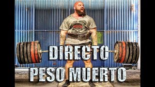 ENTRENO DE PESO MUERTO EN DIRECTO [upl. by Barta]