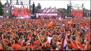 WK Huldiging Oranje Museumplein  Bloed Zweet en Tranen  World Cup 2010 Vice Champions HQavi [upl. by Rizan865]