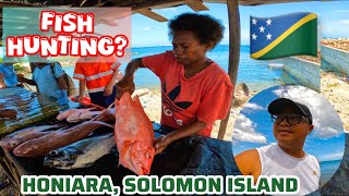 HONIARA SOLOMON ISLAND FISH HUNTING 3million [upl. by Hendrix]