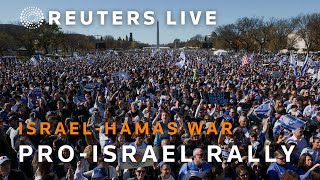 LIVE ProIsrael rally in Washington DC [upl. by Llenyl897]