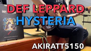 DEF LEPPARD HYSTERIA guitar cover ギターコピー [upl. by Agretha]