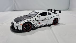 Diecast Nissan Skyline GTR R35 • 132 Scale [upl. by Aneloj]