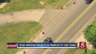 Franklin Widening Road Projects To Take Years [upl. by Hardy]