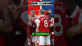 Les salaires des joueurs d’Arsenal salaire foot football arsenal [upl. by Atnomed]