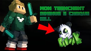 MON TRANCHANT DIMINUE À CHAQUE KILL SUR PANDAKMC 🗡️  CONCOURS DE 10M [upl. by Ysdnil]