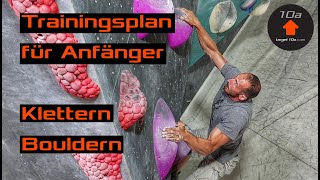 Trainingsplan für Anfänger  Klettern  Bouldern [upl. by Angelina231]