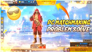 how to fix matchmaking problem in free fire  pc matchmaking problem  free fire matchmaking problem [upl. by Nayrda]