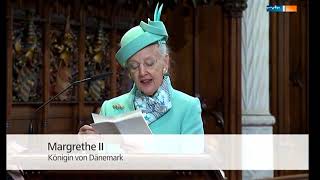 Dronning Margrethes tale i oktober 2016 i Slotskirken i Wittenberg [upl. by Wun311]