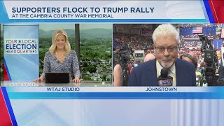 Trumps rally in Johnstown [upl. by Wilhide]