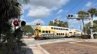 Railroad Crossing Winter Park US  Canton Ave  Florida [upl. by Gianina]